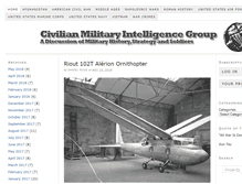 Tablet Screenshot of civilianmilitaryintelligencegroup.com